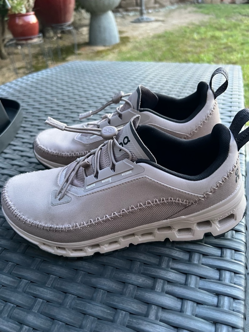 On Light Tan Women’s Athletic Casual Shoe - Neutral Lightweight Sneaker